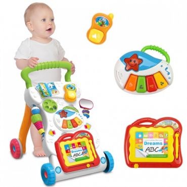 Каталка-ходунки HE0801 игровой центр музыка, свет Каталка-ходунки HE0801 игровой центр музыка, свет