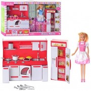 КУКЛА DEFA 8085 игровой набор с кухонной мебелью