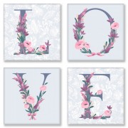 НАБОР ДЛЯ РОСПИСИ ПО НОМЕРАМ. "LOVE ПРОВАНС" 18*18 СМ*6,5 CH101