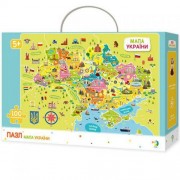 ПАЗЛ DODO "КАРТА УКРАИНЫ" 300109 100 ЭЛЕМЕНТОВ