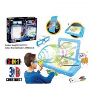 Досточка 3D YM827 свет проэкционная на батарейках